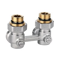 Узел нижнего подключения угловой Viessmann - R 1/2" НР х G 3/4" (для двухтрубных систем) 509098864