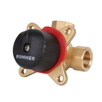 Клапан смесительный трехходовой ROMMER RVM-0003 - 1/2" (ВР, PN10. 110°C, KVs 2,5) 1270703749