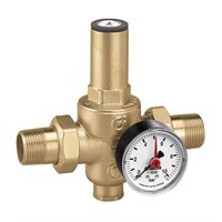 Регулятор давления мембранный Caleffi 5360 - 1"1/2 (НГ/НГ, PN25, Tmax 80°C, с манометром) 428754487