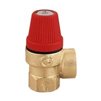 Клапан предохранительный Caleffi 311 - 1/2", сброс 1/2" (ВР/ВР, PN10, Tmax 110°C, Рн 1.5 бар) 1713799059