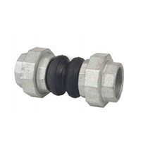 Компенсатор антивибрационный Zetkama 701L - 3/4" (ВР/ВР, PN16, Tmax 100°C, уплотнение EPDM) 1637779145