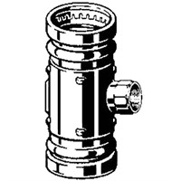 Тройник Viega d76,1х3/4"х76,1 под пресс, Sanpress XL c SC-Contur, ВР, бронза 1941595635