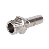 Переход на наружную резьбу безраструбный ROMMER - 22 x 1/2" (прессовой, для труб из нерж.стали) 1441883949