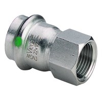 Переход на внутреннюю резьбу Viega Sanpress Inox 2312 - 15 x 1/2" (нержавеющая сталь) 724648285