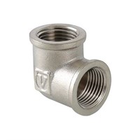 Отвод 90° VALTEC VTr.090 - 1"1/2 (резьбовой, латунь никелированная) 848880063