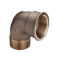 Отвод 90° Viega 3092 - 1/2" (НР/ВР, резьбовой, бронза без покрытия) 622415668