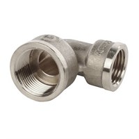 Отвод 90° редукционный STOUT SFT 0014 - 3/4" x 1/2" (для стальных труб, латунь никелированная) 1255430429