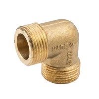 Отвод 90° с наружной резьбой ELSEN METALIT EBF10 - 1/2" (латунь без покрытия) 598290582