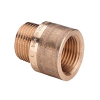 Удлинитель резьбовой Viega 3525 - 1/2" длина 100 мм (НР/ВР, бронза без покрытия) 1094931493