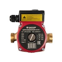 Насос циркуляционный UNIPUMP UPH 20-60 130 (0,1 кВт, PN10, Hmax 6 м, Qmax 58,3 л/мин, 1х230В) 1252484421