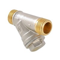 Фильтр грубой очистки VALTEC VT.190 - 1/2" (НР/НР, PN20, Tmax 150°C, сетка 500 мкм) 1065433669