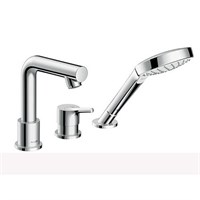 Смеситель для ванны и душа Hansgrohe Talis S - 72416000 (однорычажный, цвет хром) 1512183778