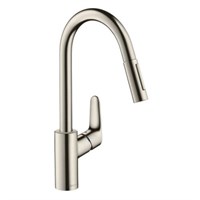 Смеситель для кухонной мойки Hansgrohe Focus - 31815800 (однорычажный, цвет сталь) 288470592