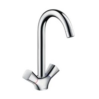 Смеситель для кухонной мойки Hansgrohe Logis - 71280000 (двухвентильный, цвет хром) 1793287610