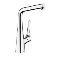 Смеситель для кухонной мойки Hansgrohe Metris - 14821000 (однорычажный, цвет хром) 51505100