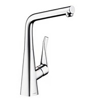 Смеситель для кухонной мойки Hansgrohe Metris - 14822000 (однорычажный, цвет хром) 126331586