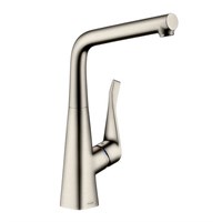 Смеситель для кухонной мойки Hansgrohe Metris - 14822800 (однорычажный, цвет сталь) 193005997