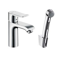 Смеситель для раковины Hansgrohe Metris - 31285000 (однорычажный, с лейкой) 1012839030