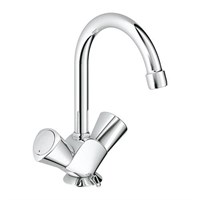 Смеситель для раковины GROHE Costa S - 21338001 (двухвентильный, цепочка, цвет хром) 217457238