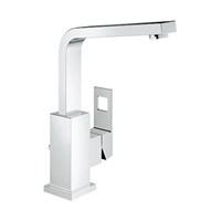 Смеситель для раковины GROHE Eurocube - 23135000 (однорычажный, с донным клапаном, цвет хром) 1506219748