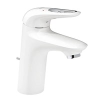 Смеситель для раковины GROHE Eurostyle - 33558LS3 (однорычажный, с донным клапаном, цвет белая луна) 400091247