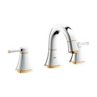 Смеситель для раковины GROHE Grandera - 20417IG0 (двухрычажный, цвет хром/золото) 1831199248