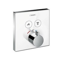 Смеситель термостатический Hansgrohe ShowerSelect - 15738400 (цвет белый/хром) 1384499808