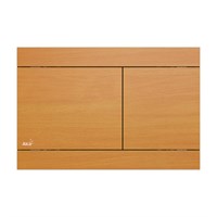 Кнопка смыва AlcaPLAST FLAT WOOD FUN-BEECH (корпус и кнопка - нерж.сталь, имитация дерева - бук) 1660455138