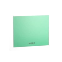 Кнопка смыва Viega T5 Visign for More 100 - 8351.2 (корпус - хром.алюминий, кнопка - стекло зеленое) 1569157222