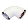 Отвод 90° Ariston AL/PPS Ду80/125 мм 262745432 - фото 126379