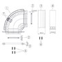 Отвод 45° для коаксиального дымохода Protherm D60/100 мм (для котлов ЯГУАР) 574513425 - фото 126468