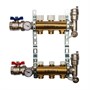 Коллекторная группа для радиаторного отопления STOUT SMB0468 - 1" на 3 контура 3/4"EK (латунь) 612673054 - фото 129900