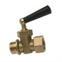 Кран запорный для манометра STOUT - 1/2" (НР/ВР, PN16, Tmax 50°C) 1415488842 - фото 136870