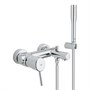 Смеситель для ванны GROHE Concetto - 32212001 (однорычажный, с лейкой и держателем, цвет хром) 1169952777 - фото 179582