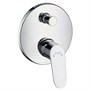 Смеситель для ванны и душа Hansgrohe Focus - 31945000 (однорычажный, внешняя часть) 456380015 - фото 179604