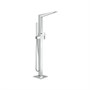 Смеситель для ванны с душем GROHE Allure Brilliant - 23119000 (однорычажный, напольный, цвет хром) 1489963549 - фото 180056