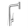 Смеситель для кухонной мойки Hansgrohe Metris Select - 14884000 (однорычажный, цвет хром) 1603962016 - фото 181174