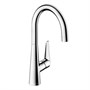 Смеситель для кухонной мойки Hansgrohe Talis S - 72810000 (однорычажный, цвет сталь) 1191509775 - фото 181178