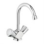 Смеситель для раковины GROHE Costa S - 21257001 (двухвентильный, с донным клапаном, цвет хром) 1636400012 - фото 183246