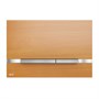 Кнопка смыва AlcaPLAST FLAT WOOD STRIPE-BEECH (корпус и кнопка - нерж.сталь, имитация дерева - бук) 1299848618 - фото 185565