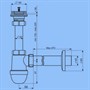 Сифон для раковины АНИ Пласт C2004 - 1"1/4 x 40 (с прямой трубой 40 мм) 1090218386 - фото 187070